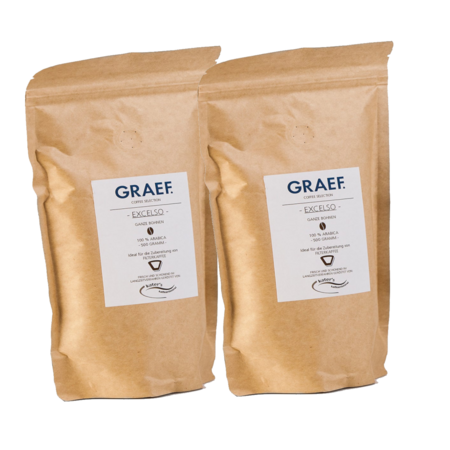 2x Filterkaffee EXCELSO, 500 g ganze Bohne (100 % Arabica)