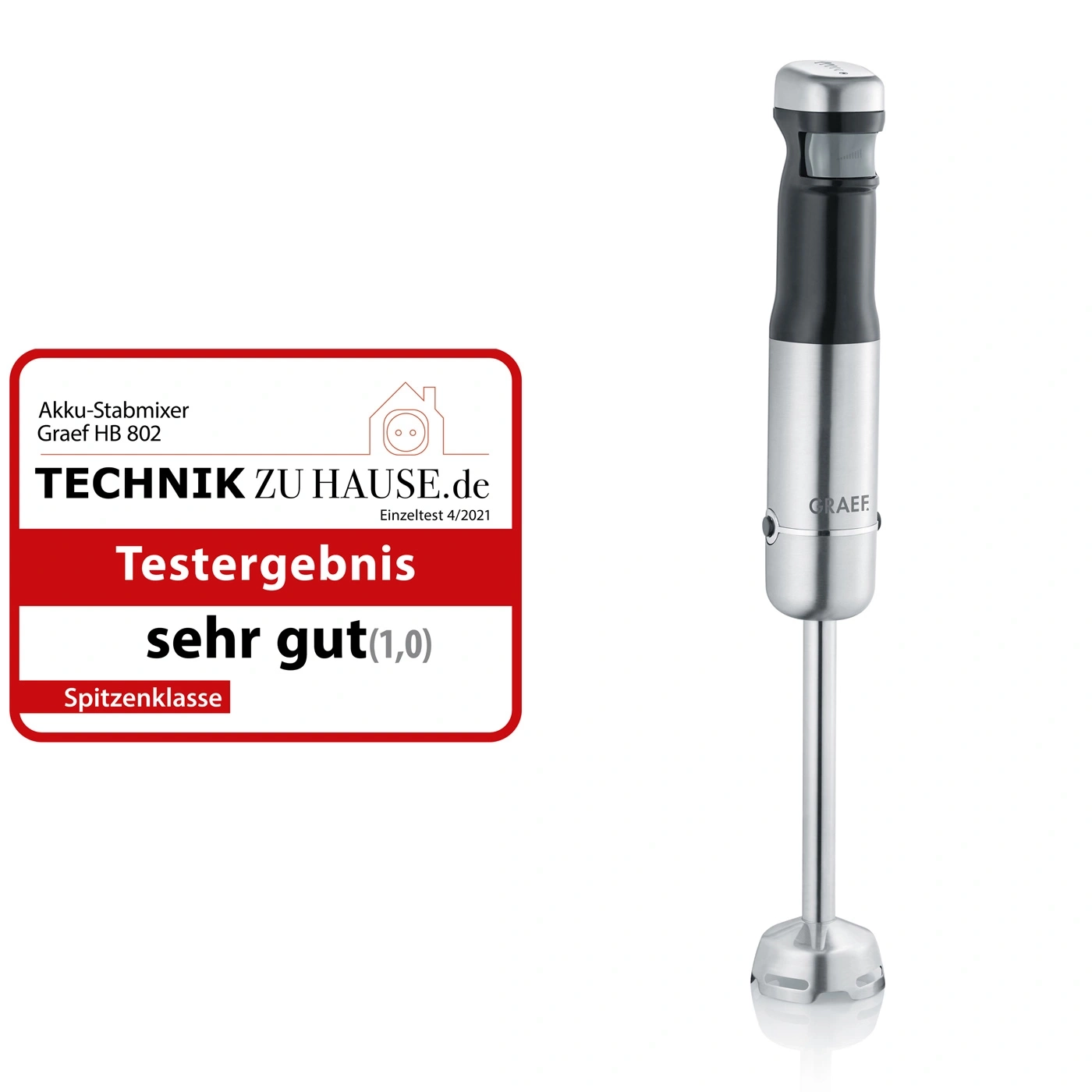 Graef Stabmixer, Testergebnis sehr gut, Spitzenklasse, Technik zu Hause