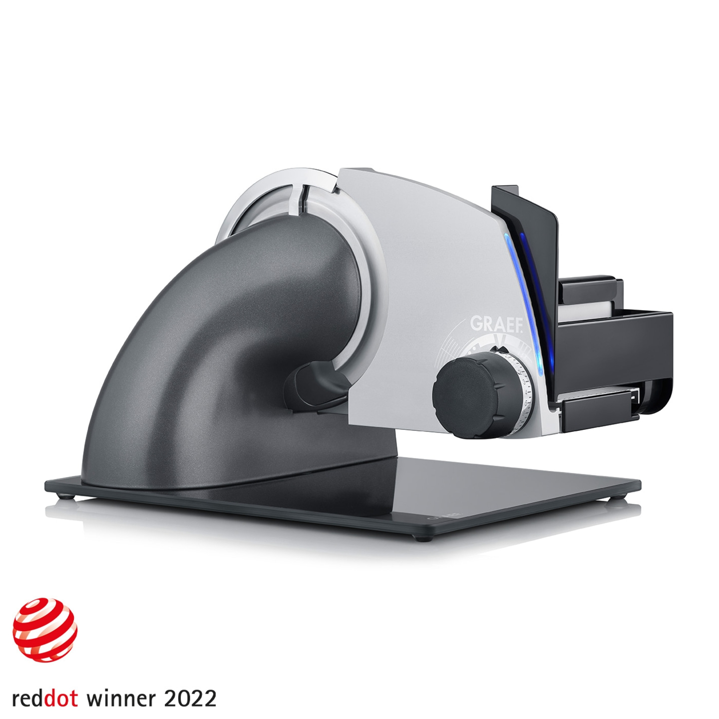 Allesschneider ULTIMATE, eisenglimmergrau mit Sicherheit präzise