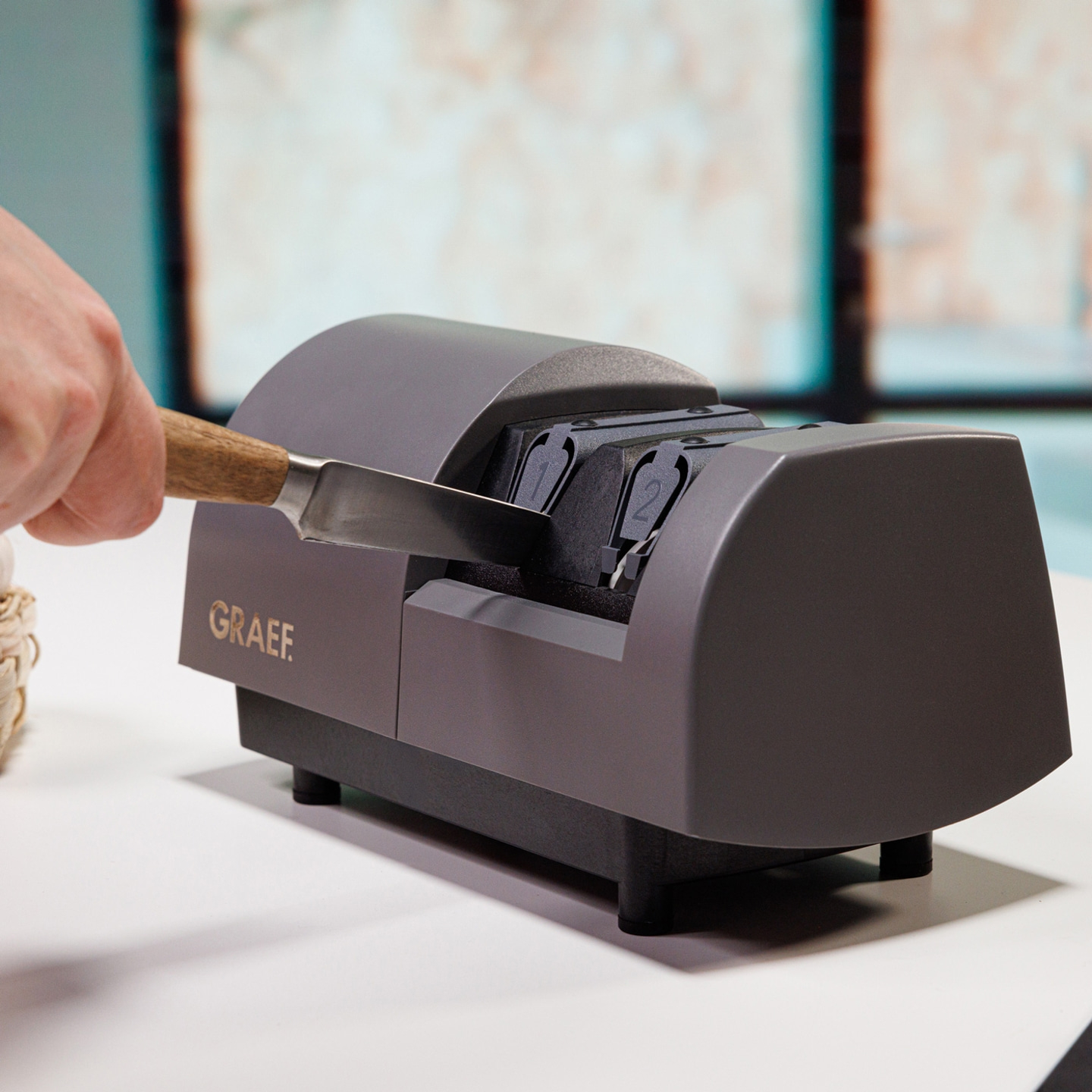 Knife sharpener SG520 Sharpening angles for 20° edges