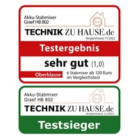 Frullatore a immersione a batteria HB802 con set di 4 di accessori e box di conservazione