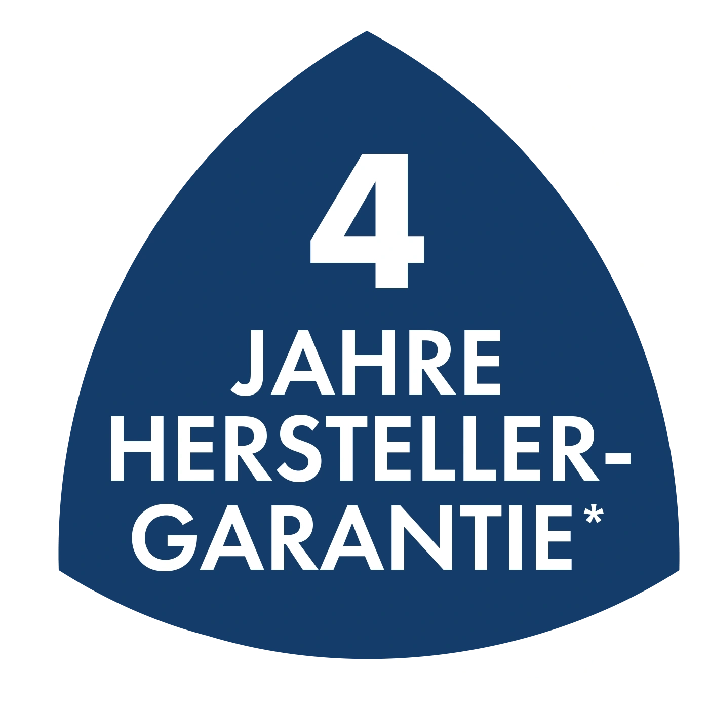 4 Jahre Herstellergarantie