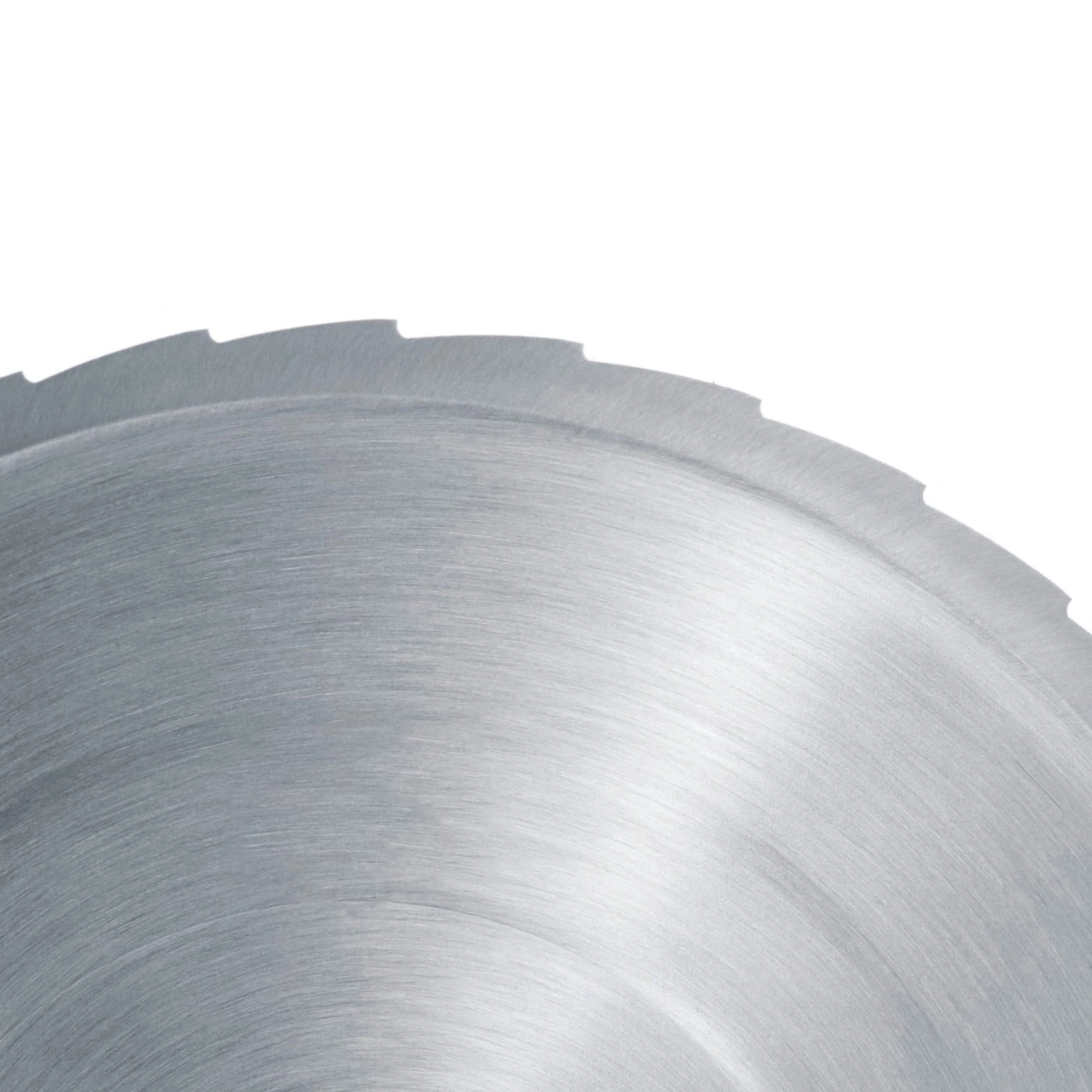 Kreissägeblatt aus Metall mit Zähnen und glatter Oberfläche