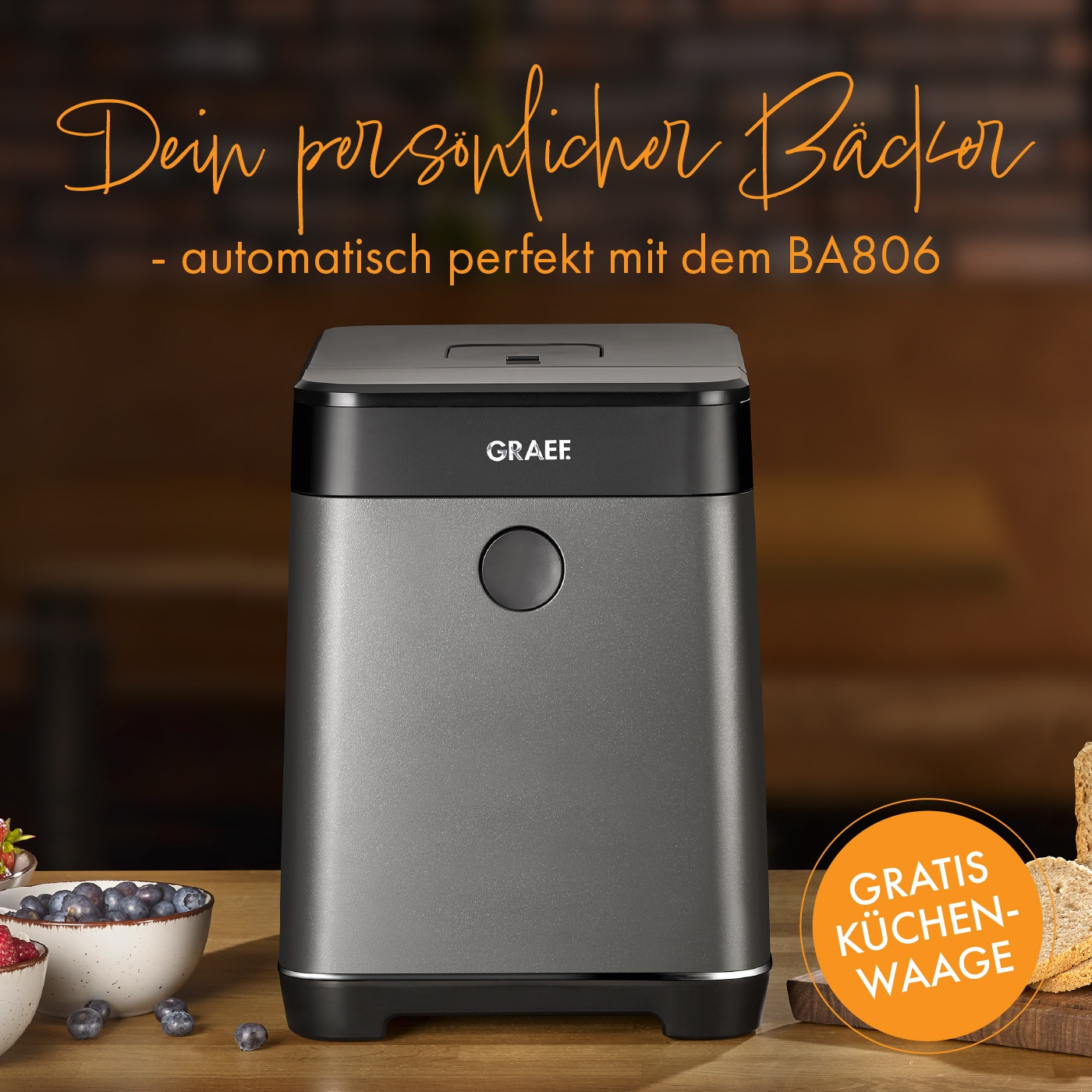 Brotbackautomat inkl. Küchenwaage