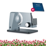 Affettatrice multiuso SKS110, grigia incl. attacco combinato
