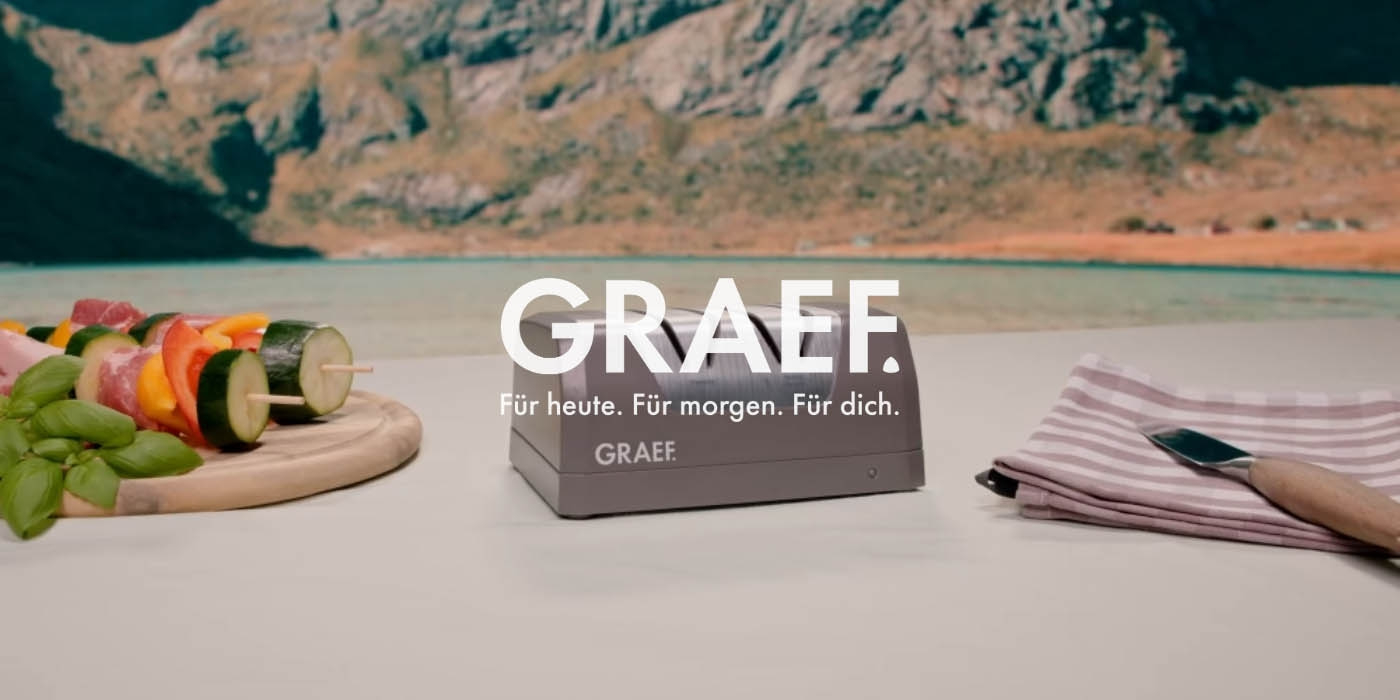Knife sharpener SG820 Battery-powered, compact & mobile