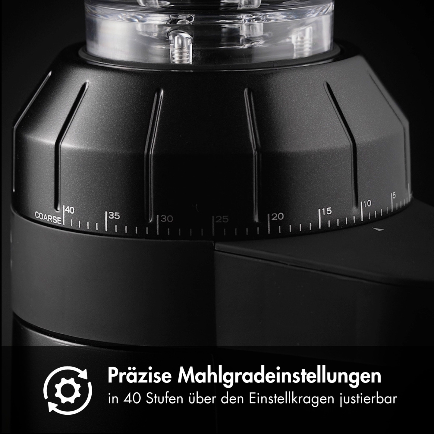 Coffee grinder CM8002 black-matt