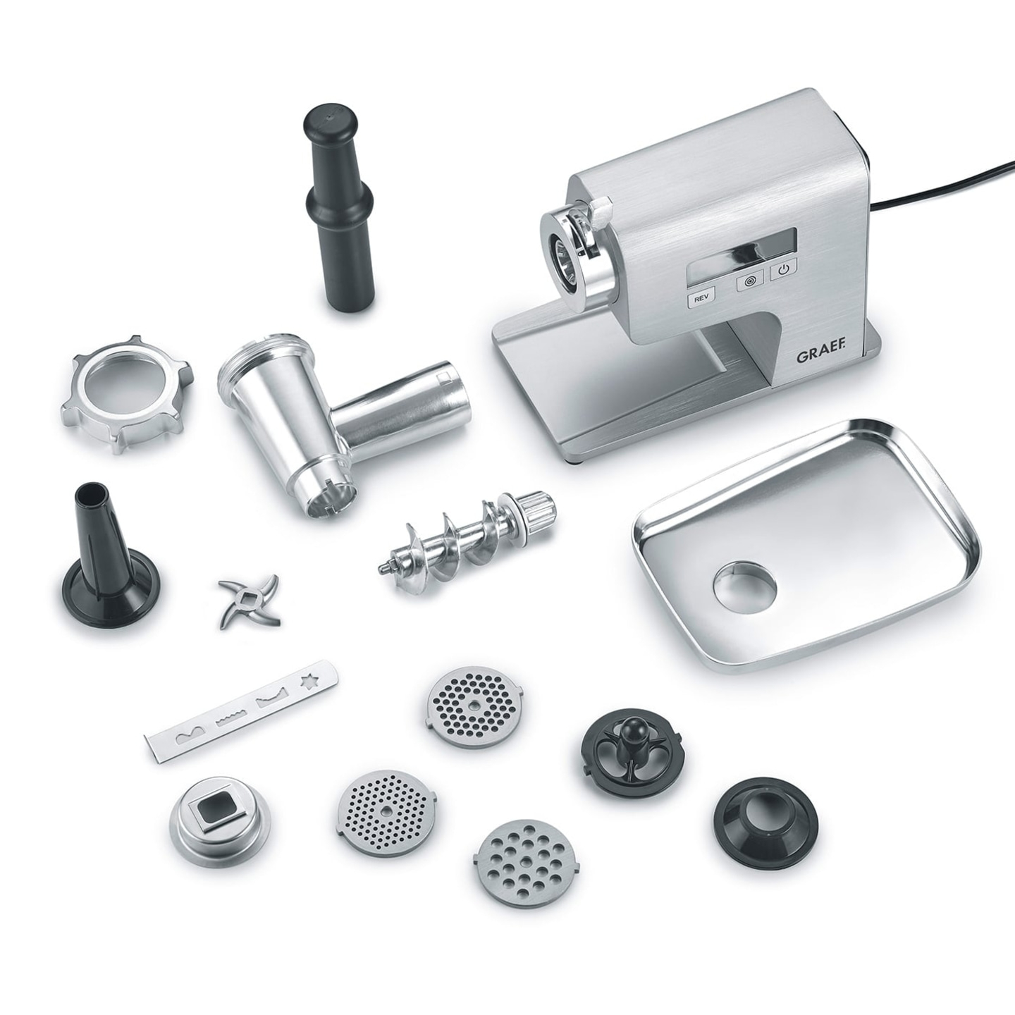 Multiwolf FW 500, silber Der Fleischwolf für Kreative