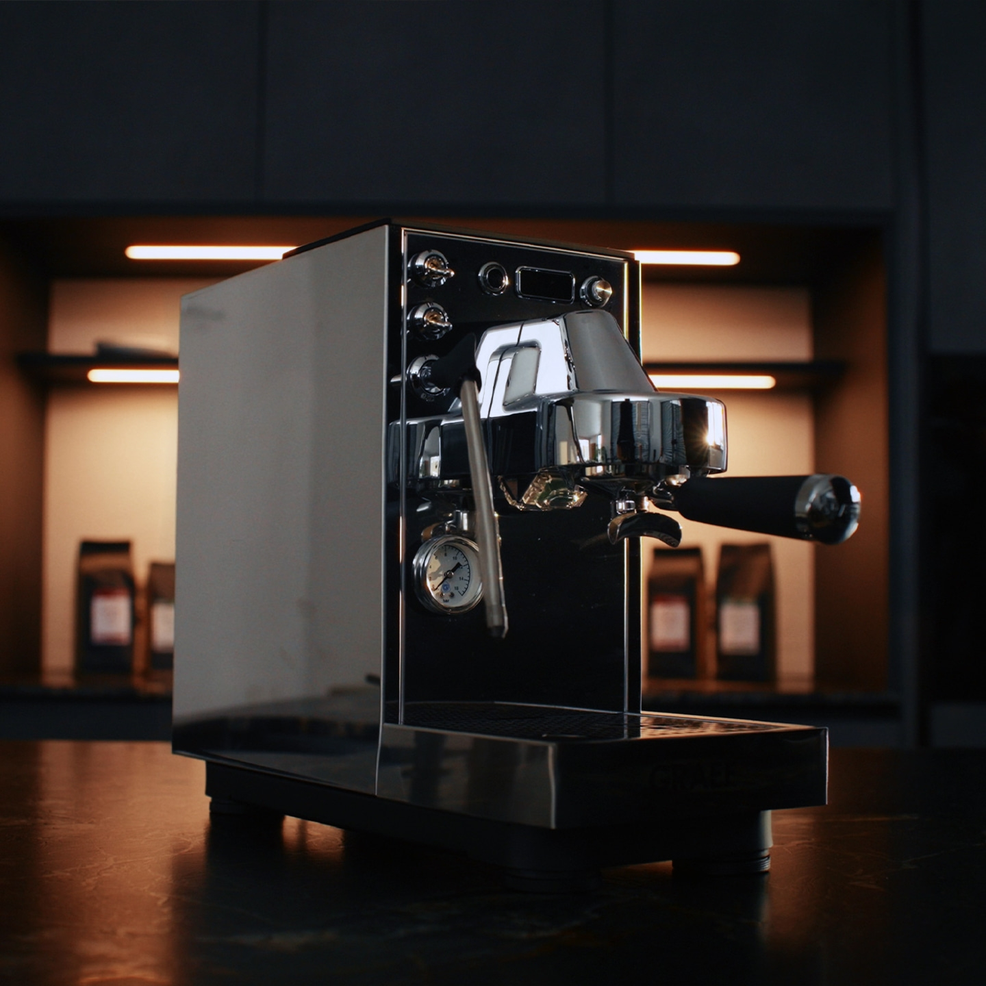 Machine à espresso à porte-filtre Dicianova Single-Thermoblock, largeur du boîtier de seulement 19 cm