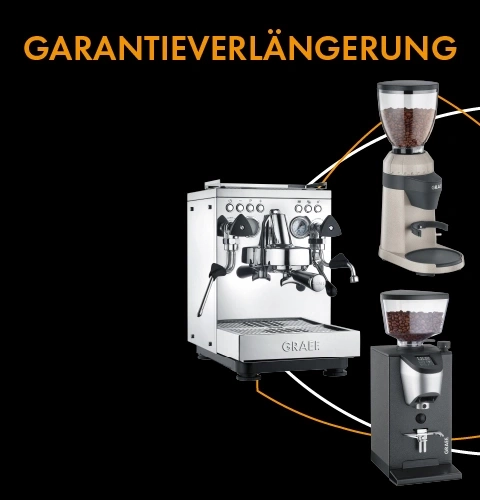 Kaffeemaschine und Kaffeemühlen mit Garantieerweiterung