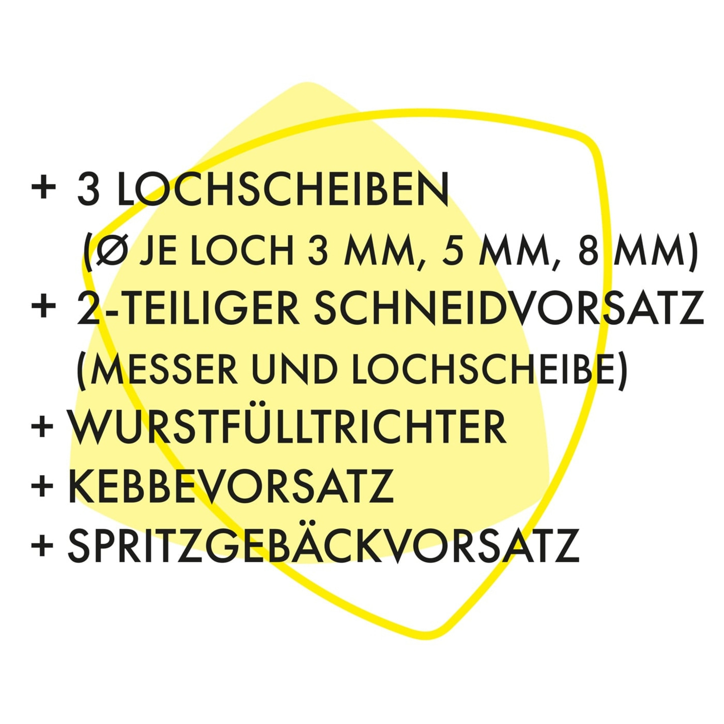 Multiwolf FW 500, silber Der Fleischwolf für Kreative