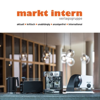 Graef-Geräte: Wasserkocher, Toaster, Kaffeemaschine, Allesschneider auf Theke