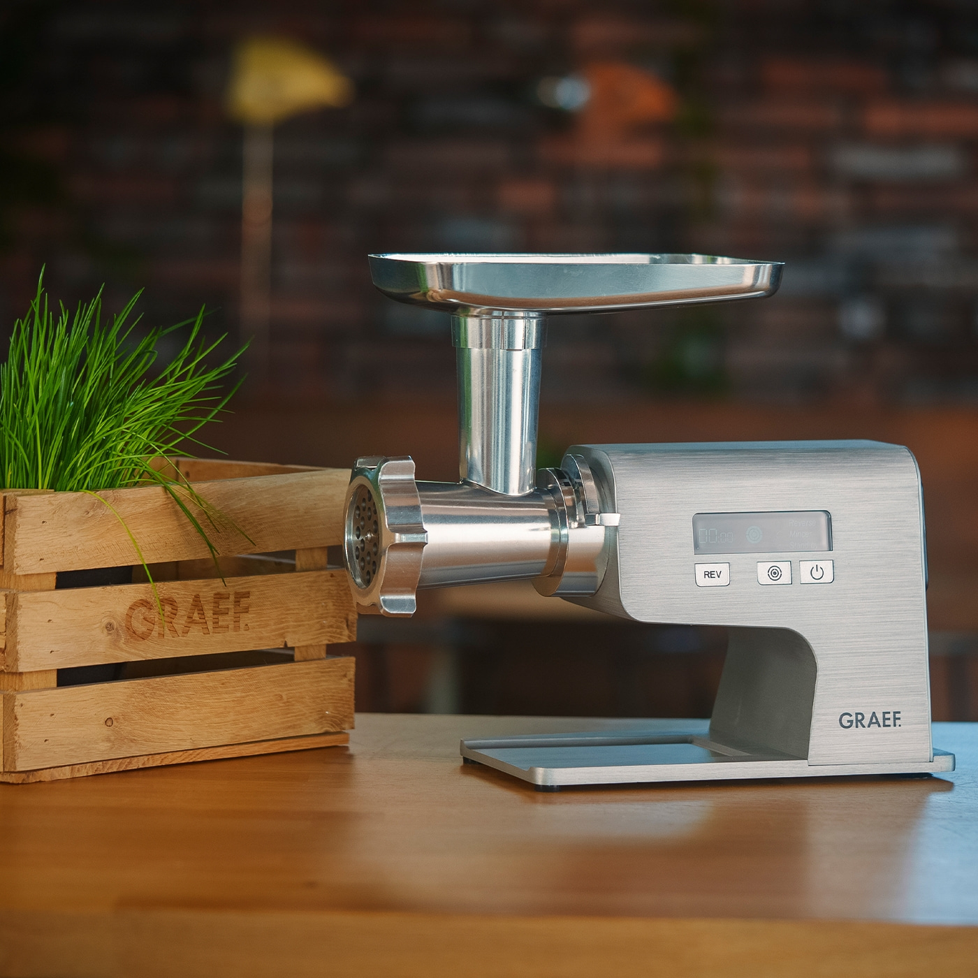 Multiwolf FW 500, silber Der Fleischwolf für Kreative