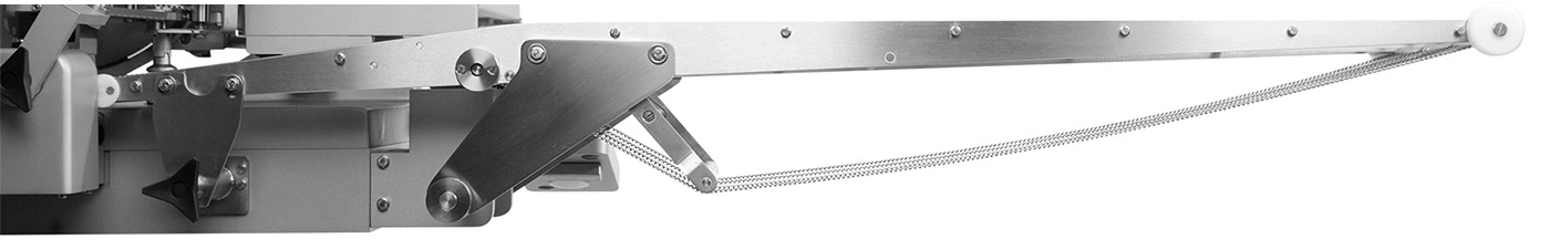 Mechanisches Gestänge mit Kette und Rolle