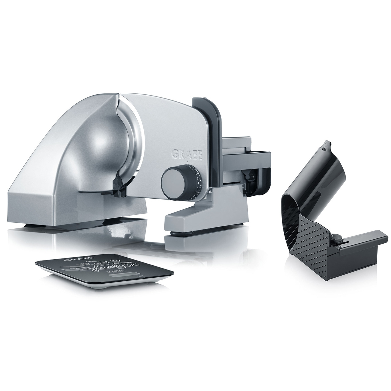 Allesschneider MASTER M10PLUS, silber meisterlich feine Schnitte